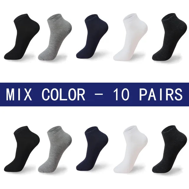 Men's Large Size Breathable Boat Socks