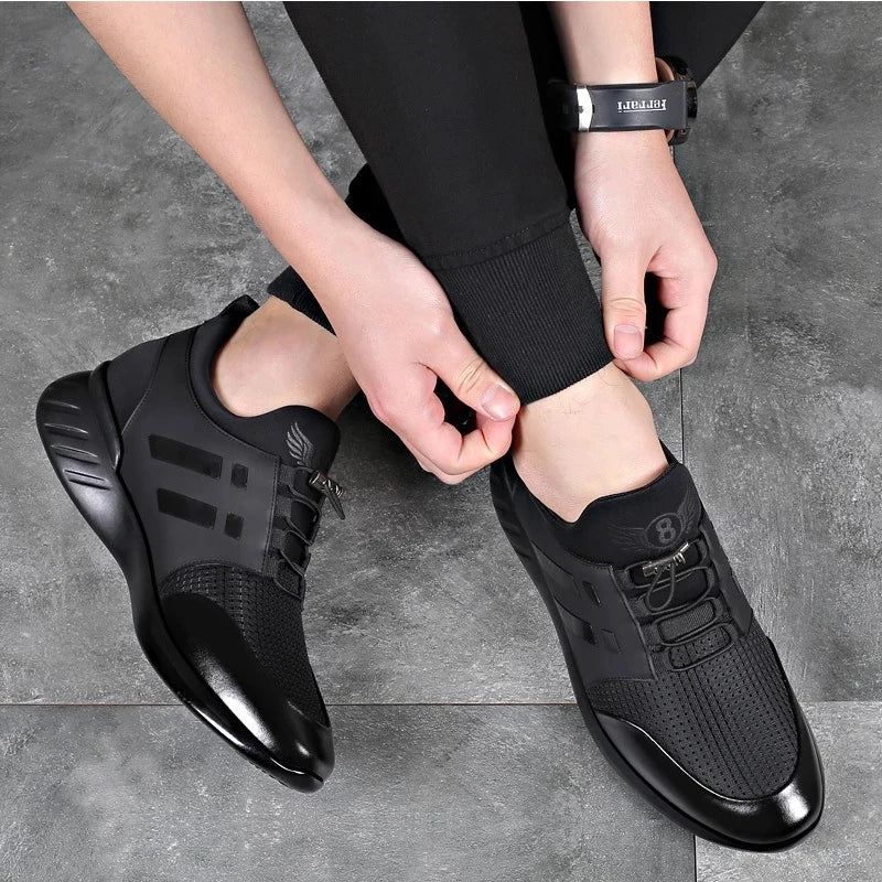 Men's 6cm Height-Boosting Casual Trainers