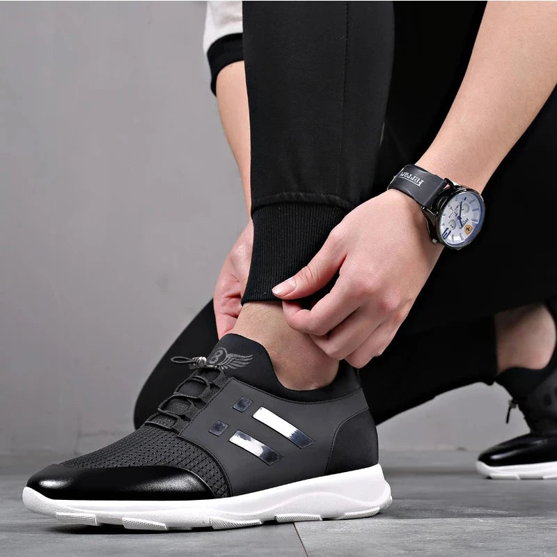Men's 6cm Height-Boosting Casual Trainers