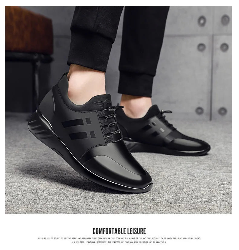 Men's 6cm Height-Boosting Casual Trainers