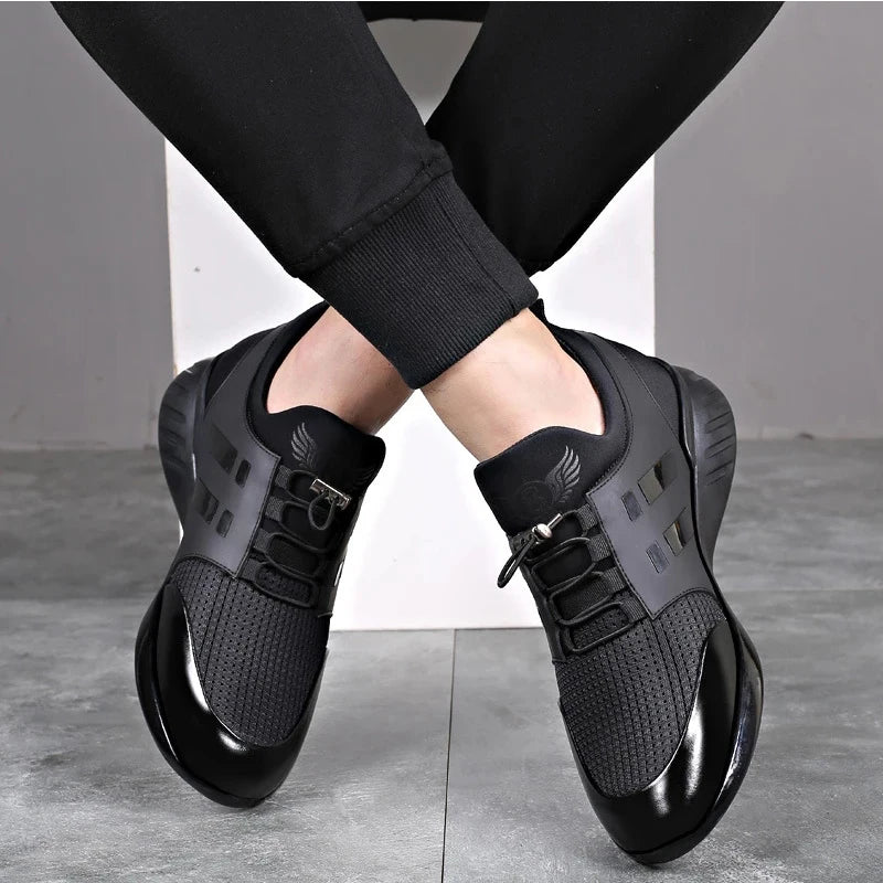 Men's 6cm Height-Boosting Casual Trainers
