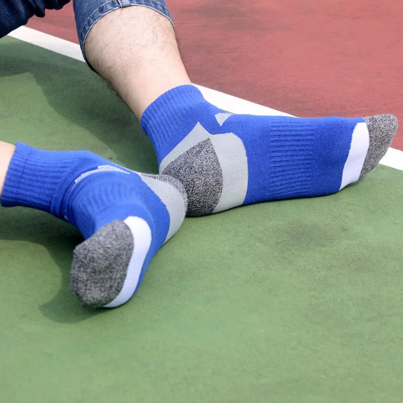 Men's Combed Cotton Stripe Sport Socks