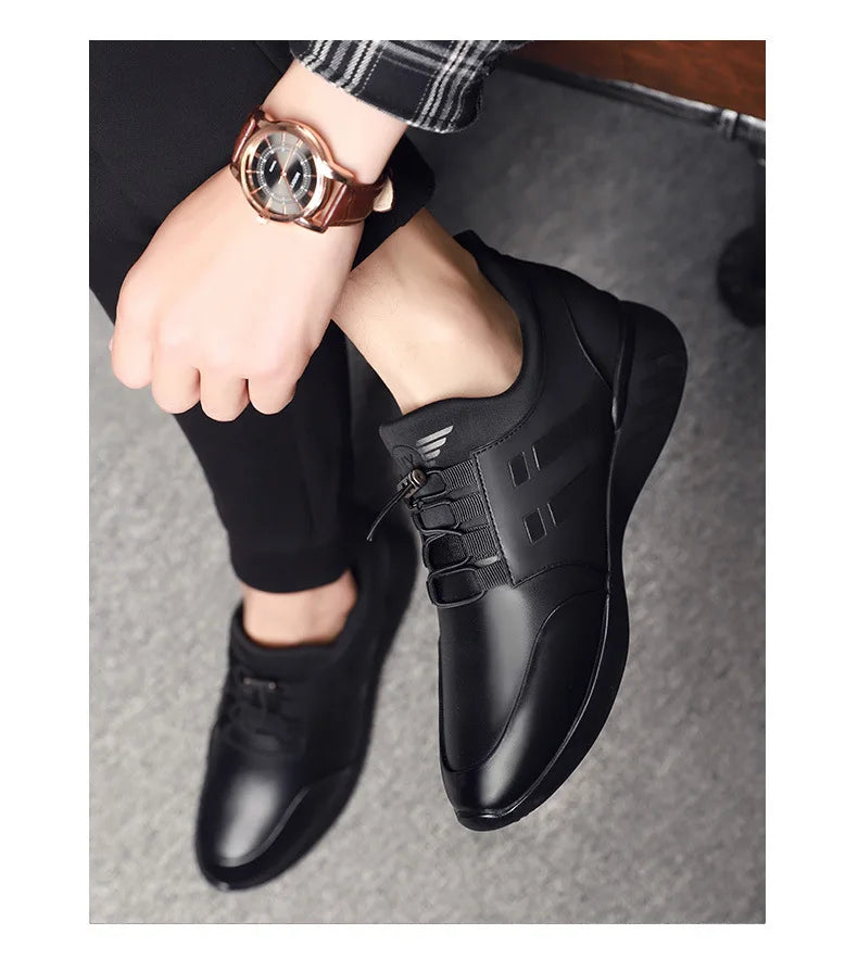 Men's 6cm Height-Boosting Casual Trainers