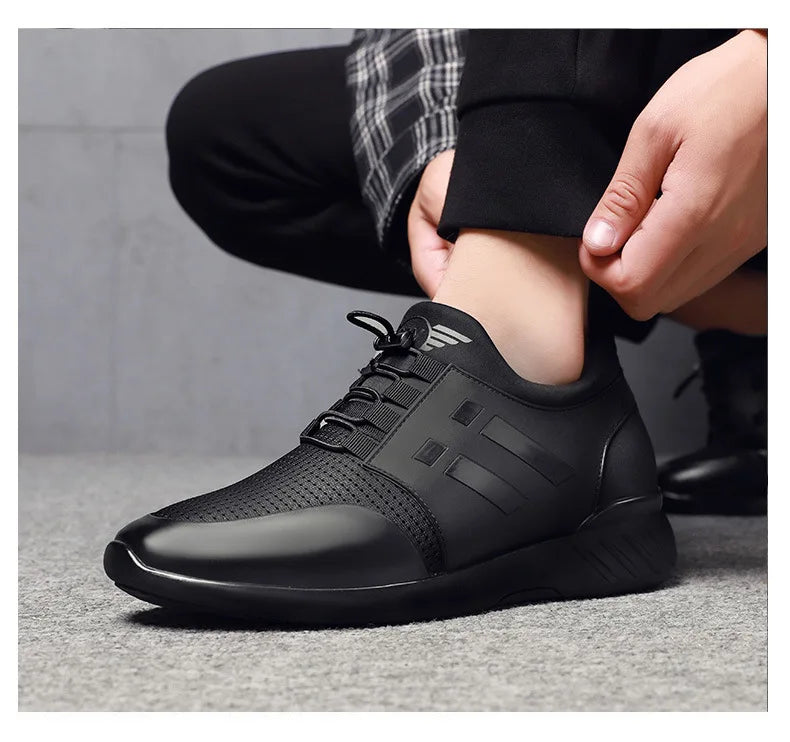 Men's 6cm Height-Boosting Casual Trainers