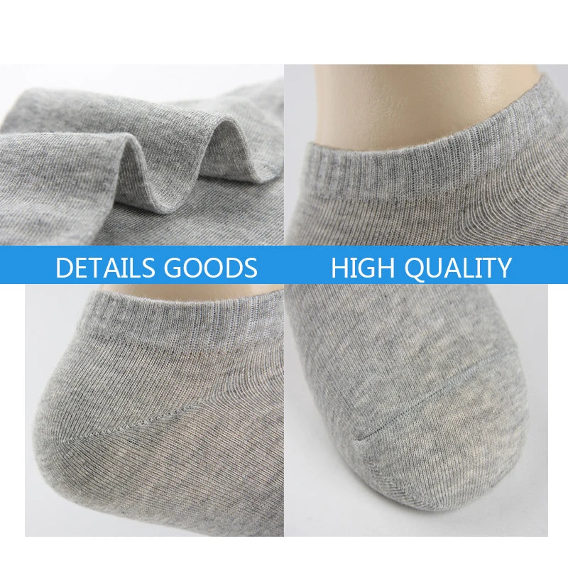 Men's Large Size Breathable Boat Socks