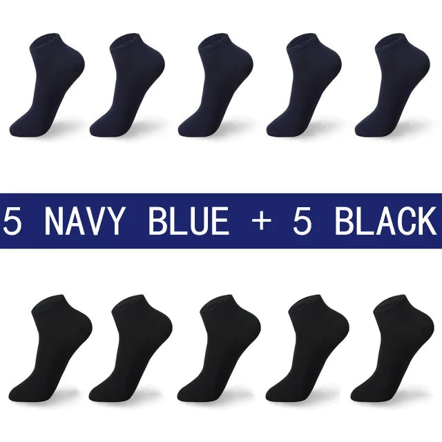 Men's Large Size Breathable Boat Socks