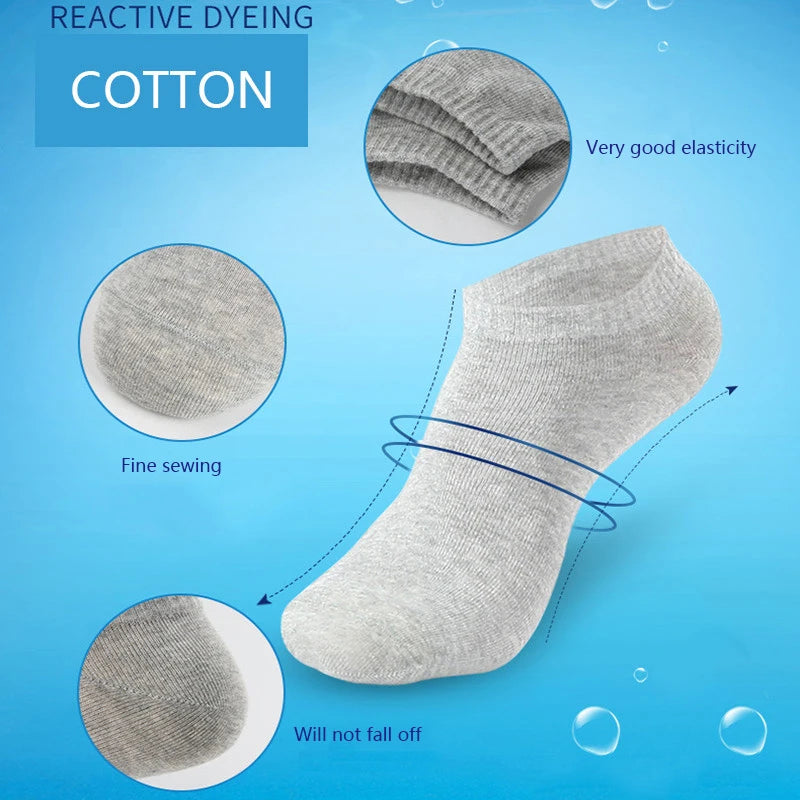 Men's Large Size Breathable Boat Socks