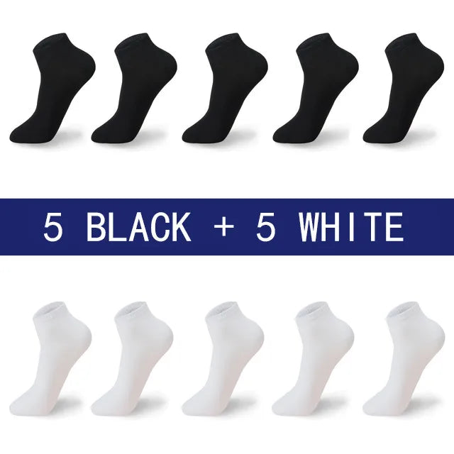 Men's Large Size Breathable Boat Socks
