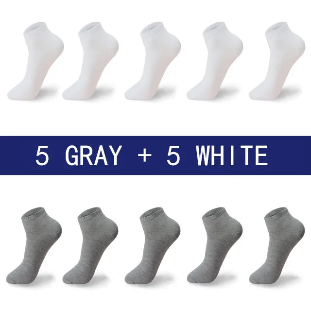 Men's Large Size Breathable Boat Socks