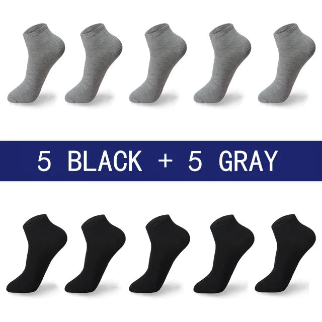 Men's Large Size Breathable Boat Socks