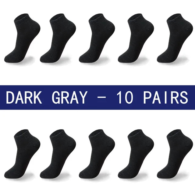 Men's Large Size Breathable Boat Socks