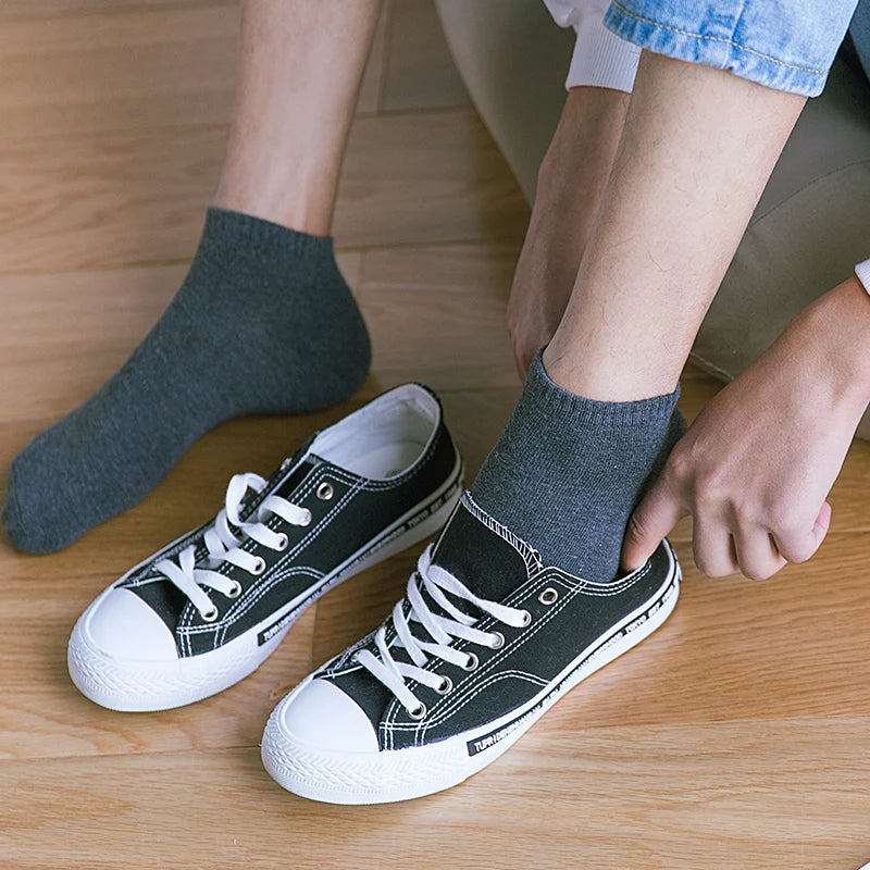 Men's Large Size Breathable Boat Socks