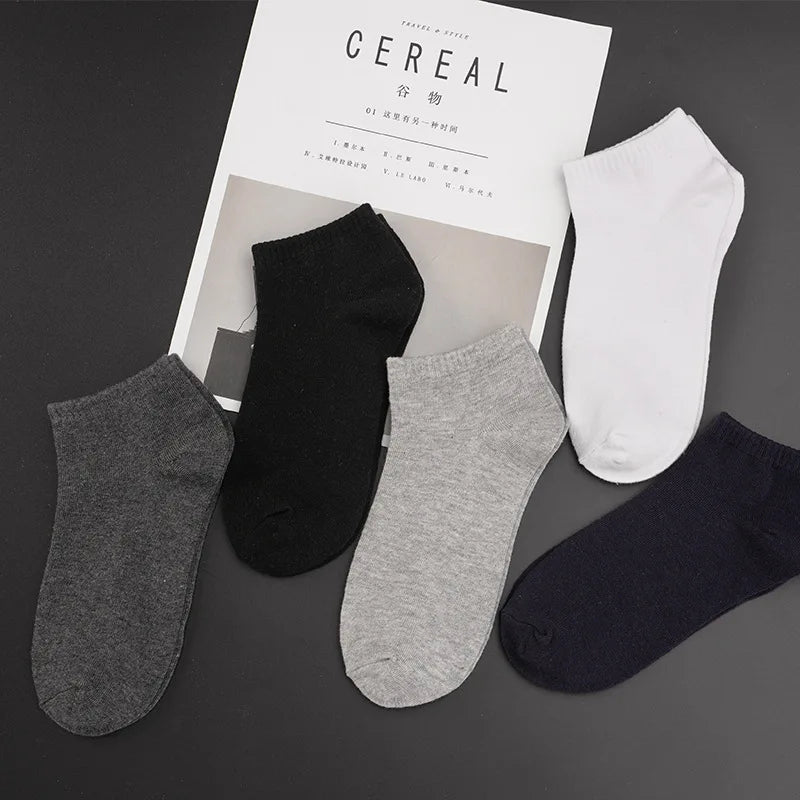 Men's Large Size Breathable Boat Socks