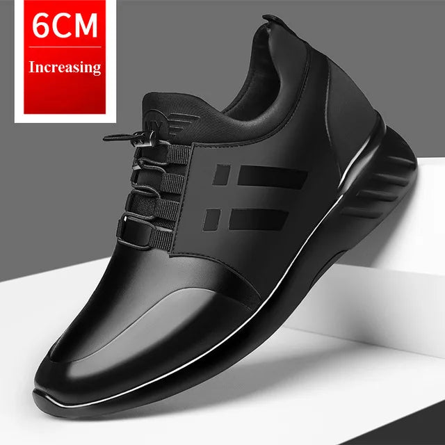Men's 6cm Height-Boosting Casual Trainers