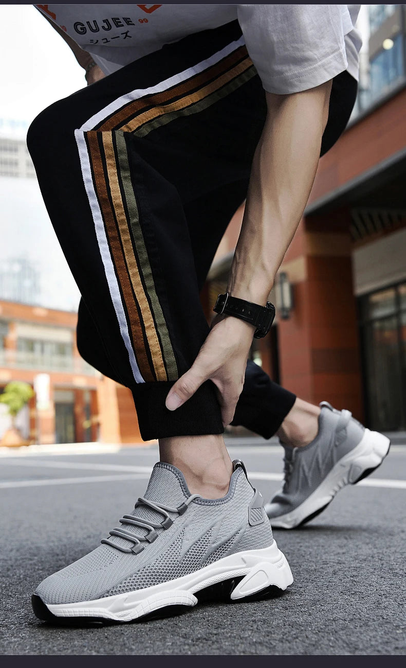 Hidden Heel Elevator Trainers — 8cm Lift
