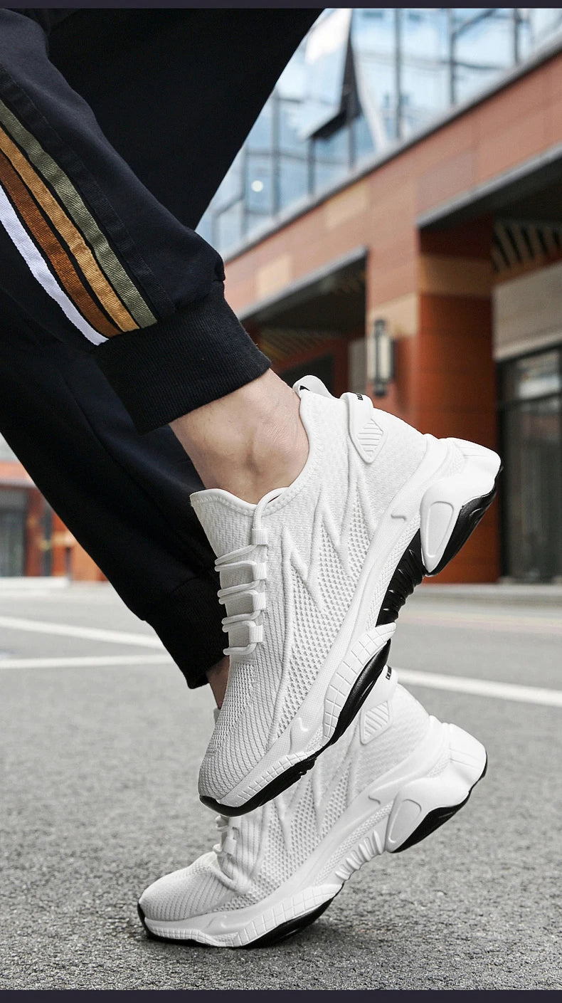 Hidden Heel Elevator Trainers — 8cm Lift