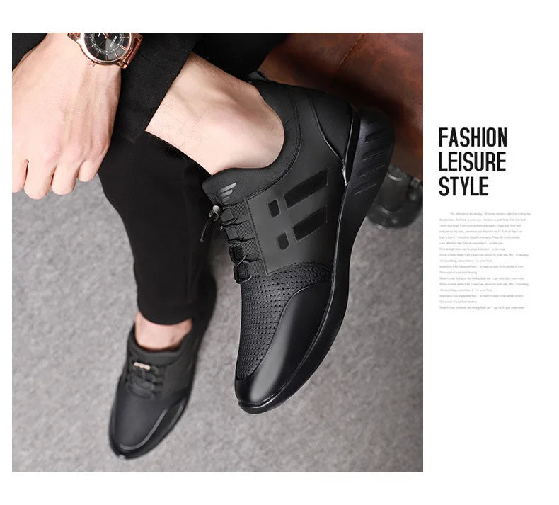 Men's 6cm Height-Boosting Casual Trainers