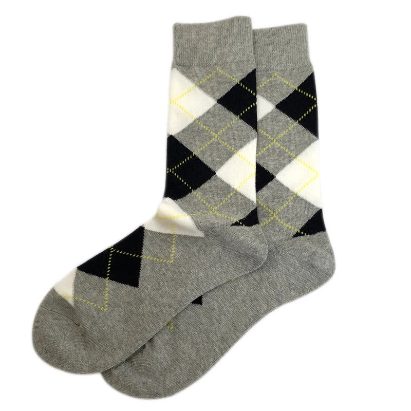 Men's Diamond Knit Business Socks