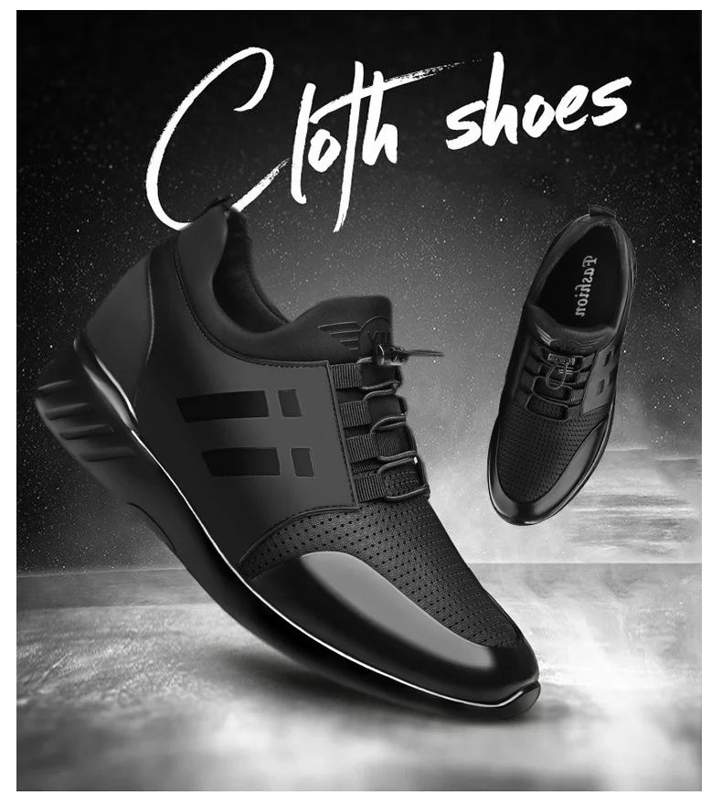 Men's 6cm Height-Boosting Casual Trainers