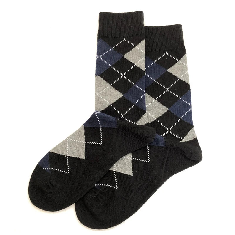 Men's Diamond Knit Business Socks