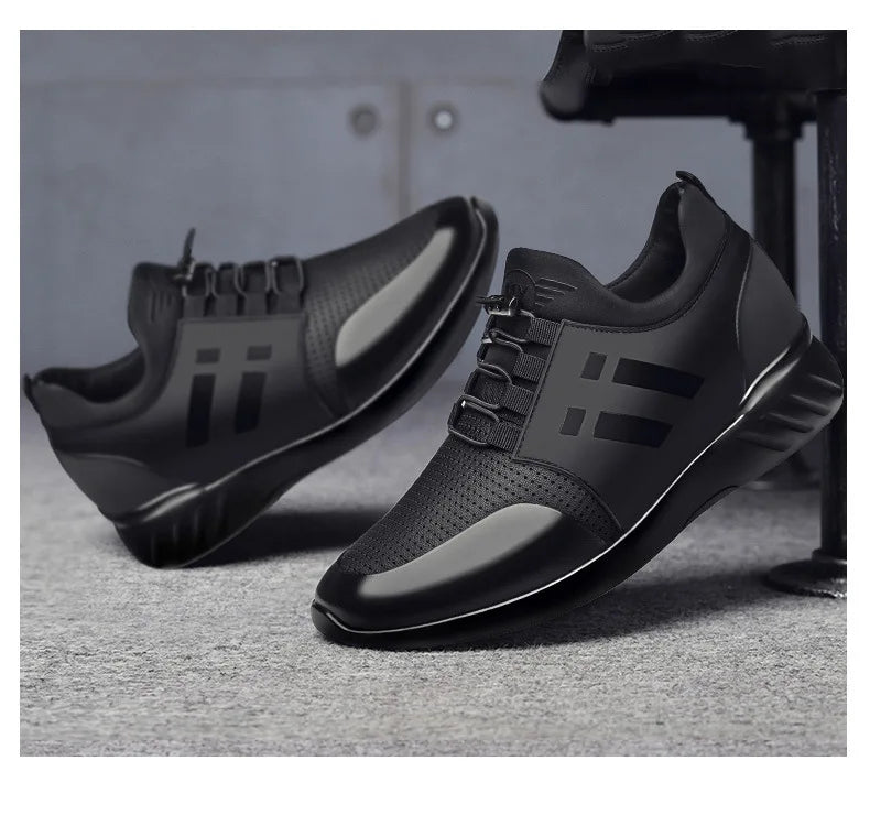 Men's 6cm Height-Boosting Casual Trainers