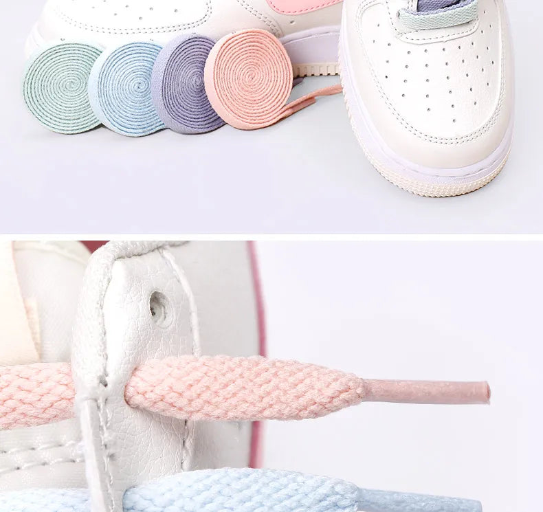 Flat Cotton Trainer Shoelaces — 4 Colours