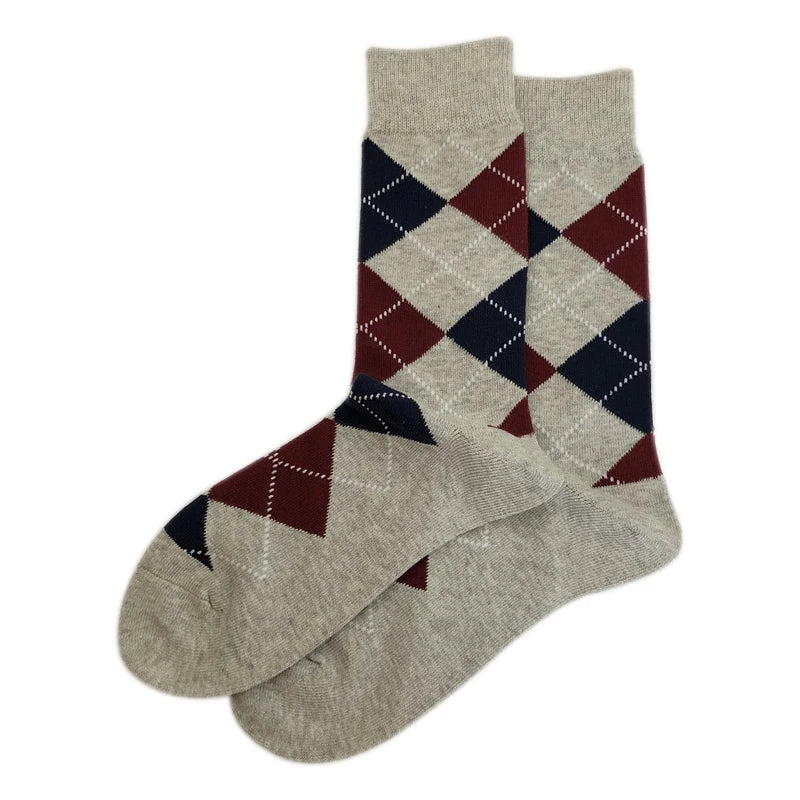 Men's Diamond Knit Business Socks