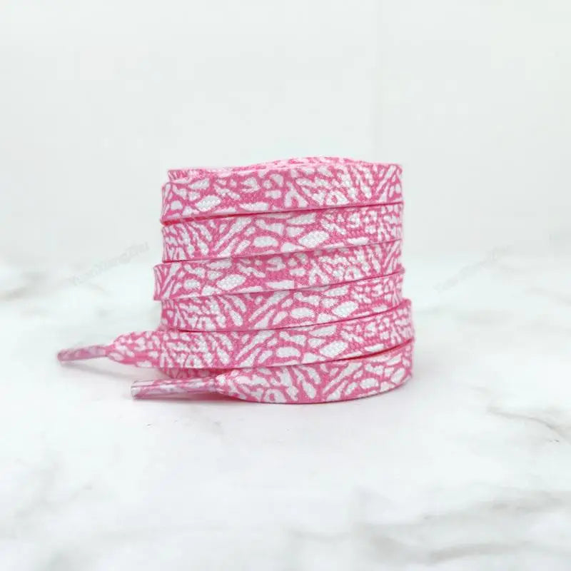Patterned Flat Shoelaces for Trainers