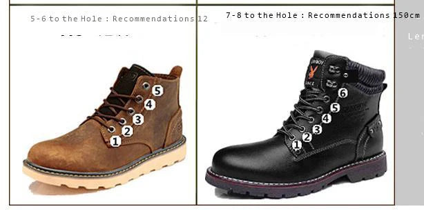 Striped Round Boot Shoelaces — 4mm