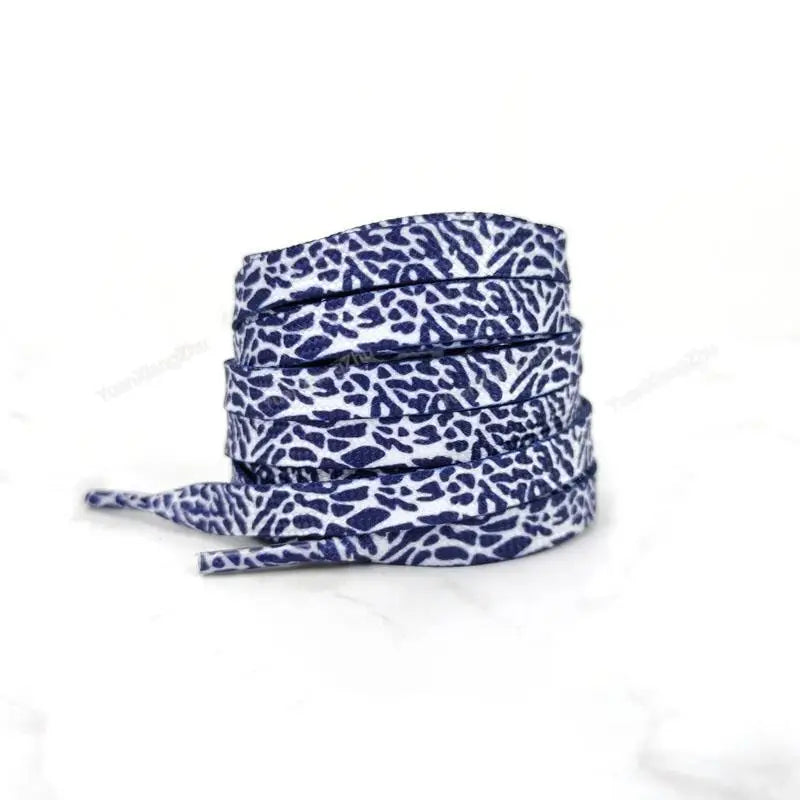 Patterned Flat Shoelaces for Trainers