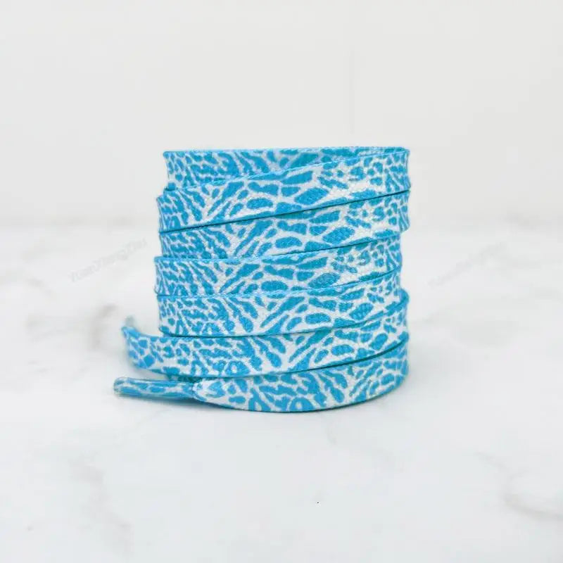 Patterned Flat Shoelaces for Trainers