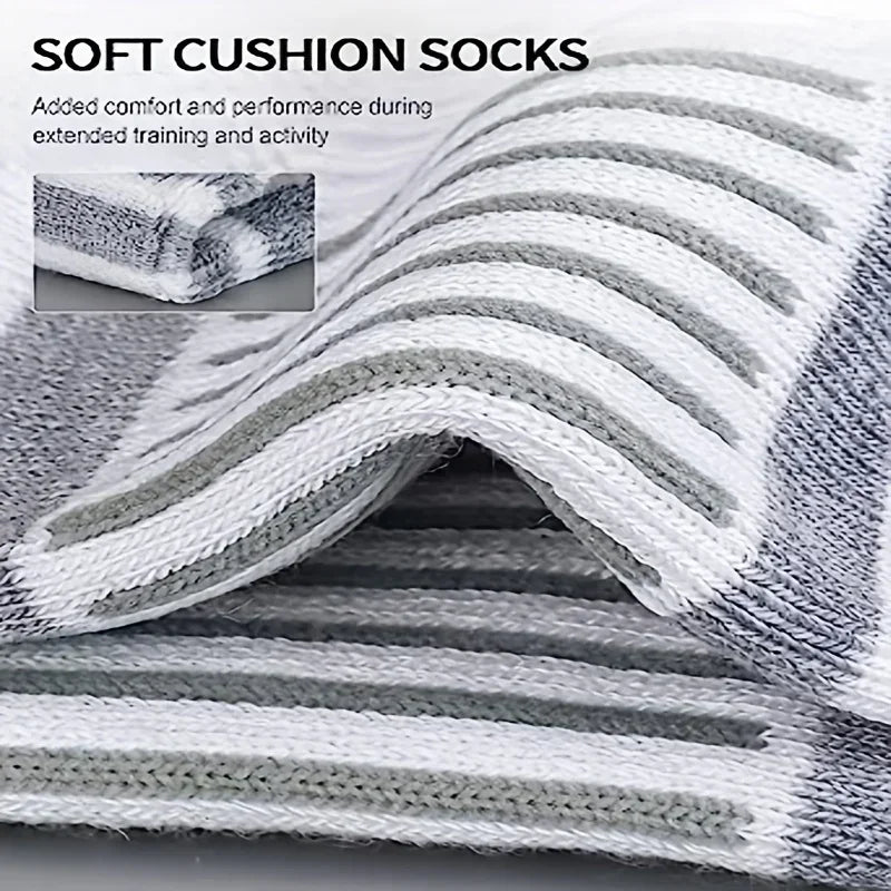 Cushioned Low-Cut Athletic Ankle Socks