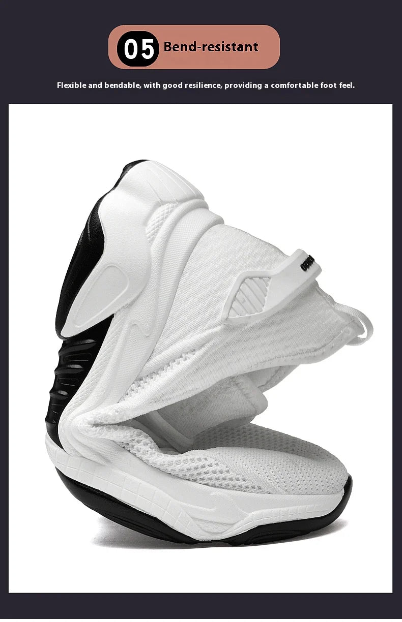 Hidden Heel Elevator Trainers — 8cm Lift