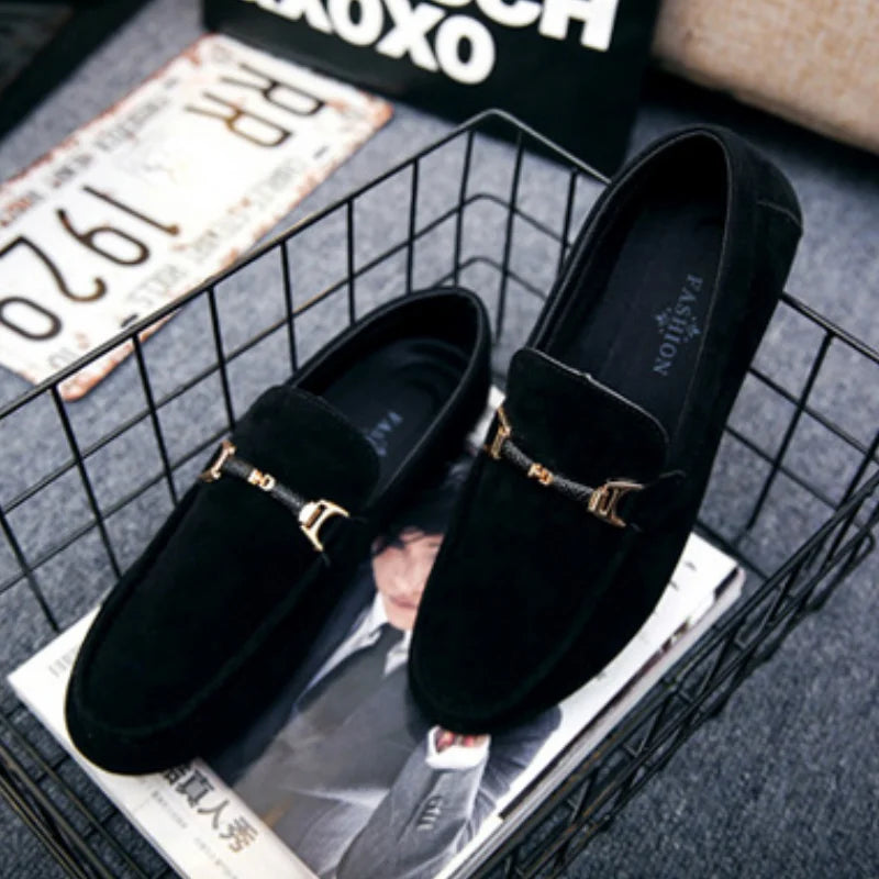 Men's Casual Shoes Soft Comfortable Driving Moccasins Slip on Loafers for Men Lightweight Flat Walking Shoes Sapatenis Masculino