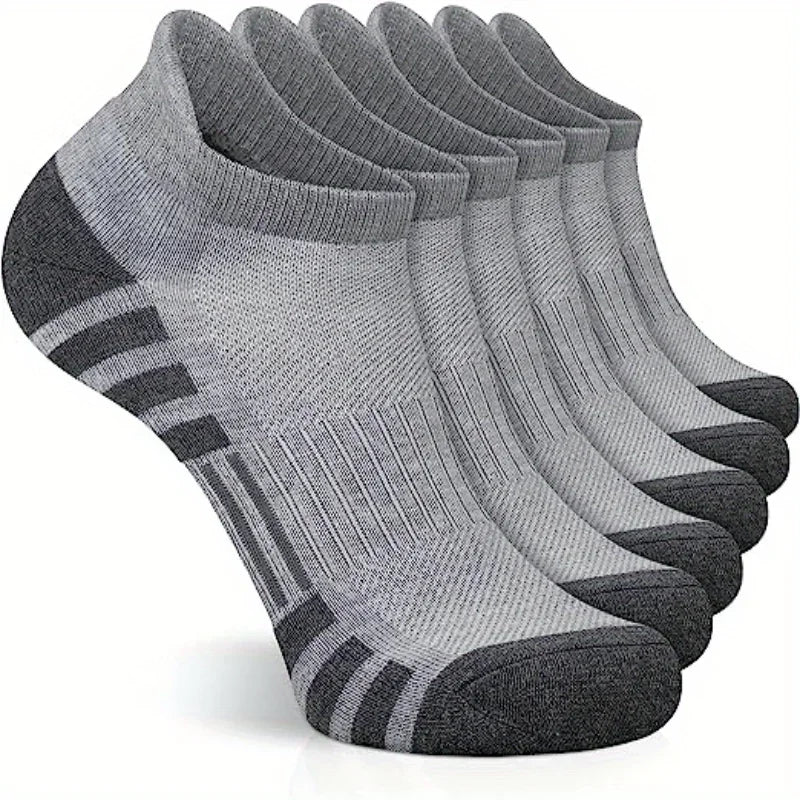 Cushioned Low-Cut Athletic Ankle Socks
