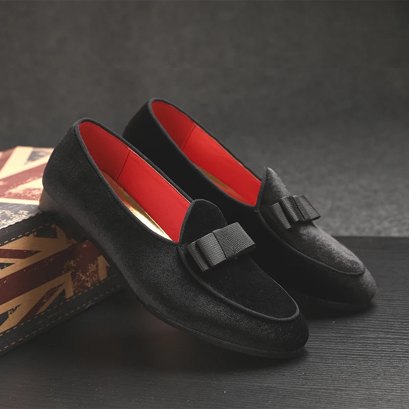 Suede Leather Men Loafers Shoes Fashion Male Boat Shoes Casual Shoes Man Party Wedding Footwear