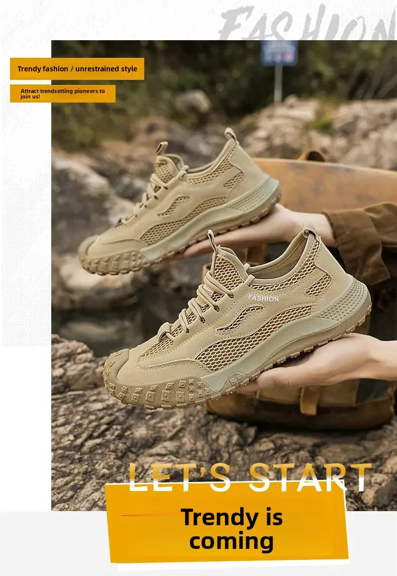 Men's Lightweight Mesh Work Trainers