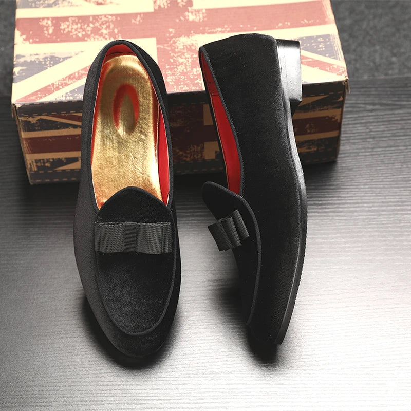 Suede Leather Men Loafers Shoes Fashion Male Boat Shoes Casual Shoes Man Party Wedding Footwear