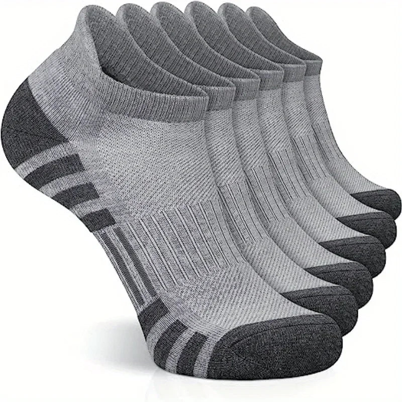 Cushioned Low-Cut Athletic Ankle Socks
