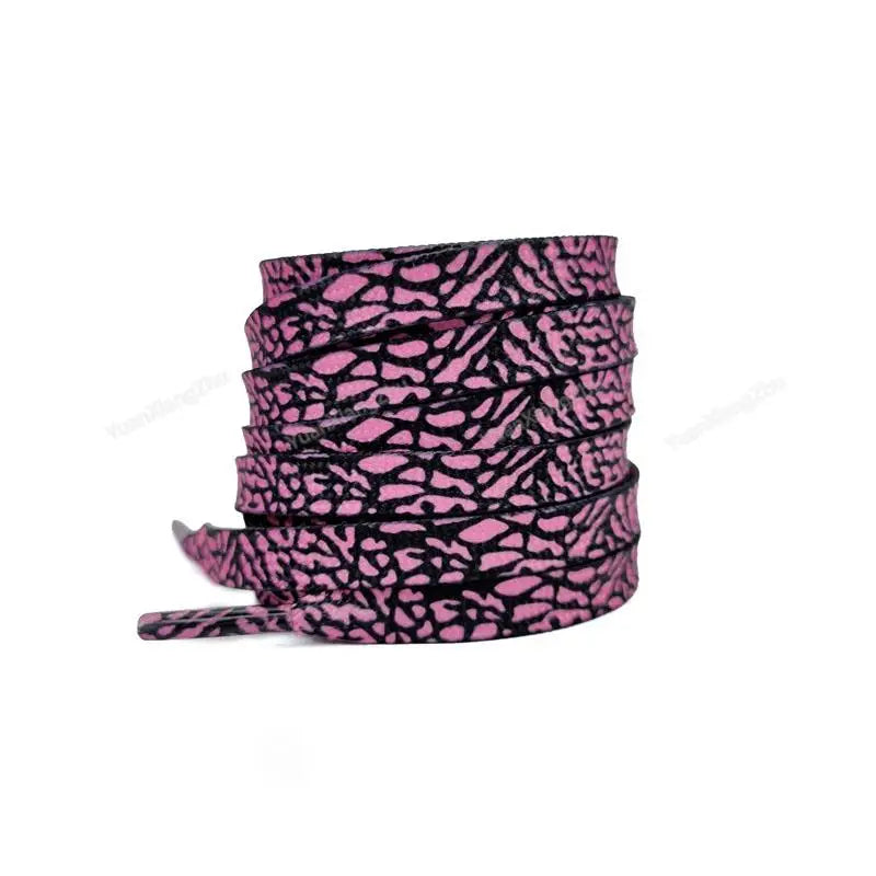 Patterned Flat Shoelaces for Trainers