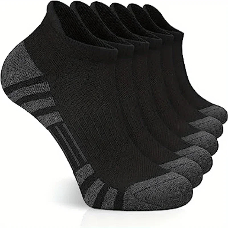 Cushioned Low-Cut Athletic Ankle Socks