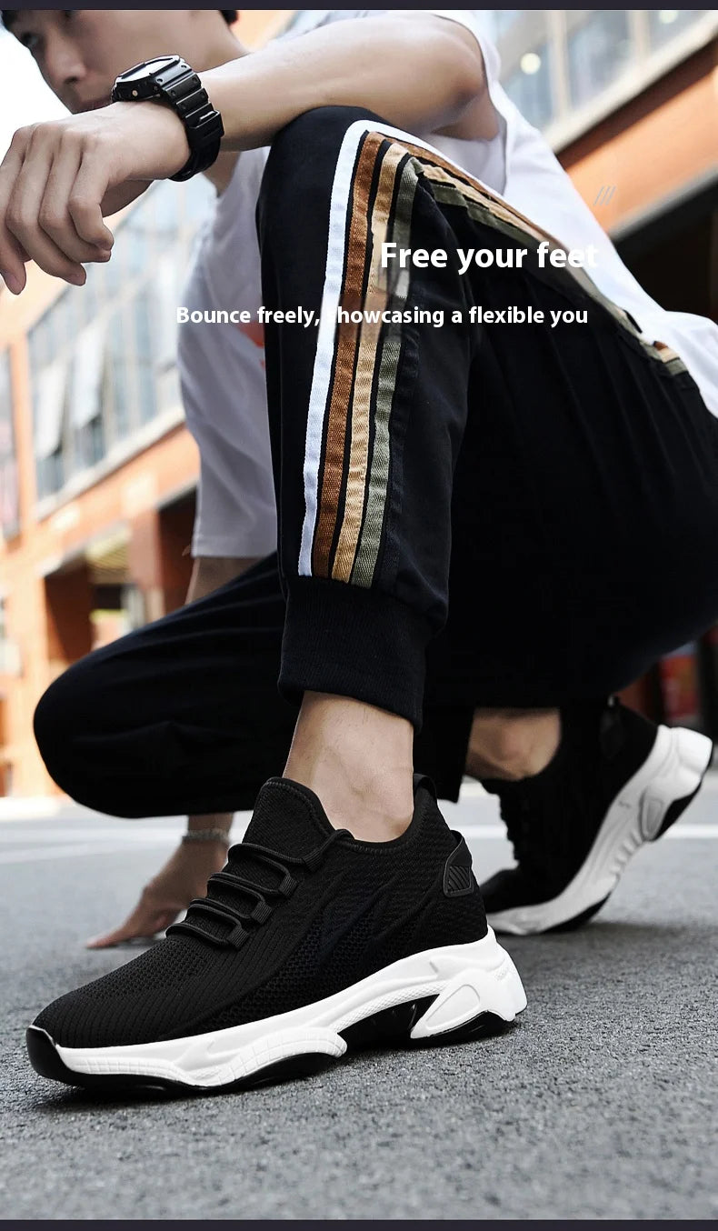 Hidden Heel Elevator Trainers — 8cm Lift