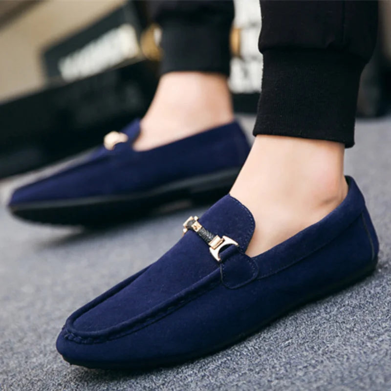 Men's Casual Shoes Soft Comfortable Driving Moccasins Slip on Loafers for Men Lightweight Flat Walking Shoes Sapatenis Masculino