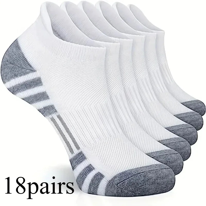 Cushioned Low-Cut Athletic Ankle Socks