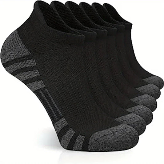 Cushioned Low-Cut Athletic Ankle Socks