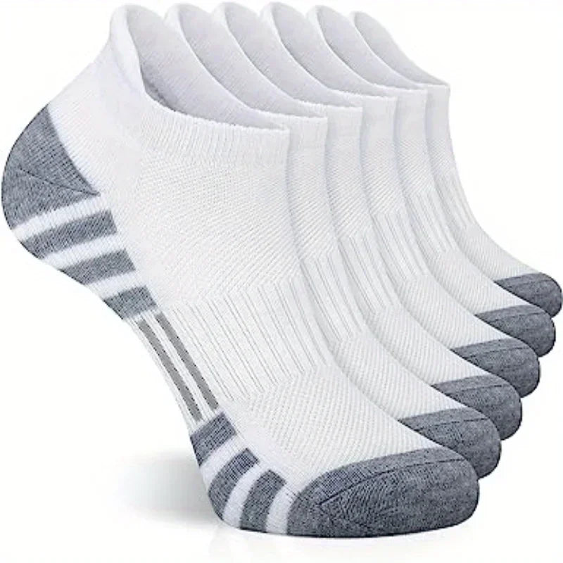 Cushioned Low-Cut Athletic Ankle Socks