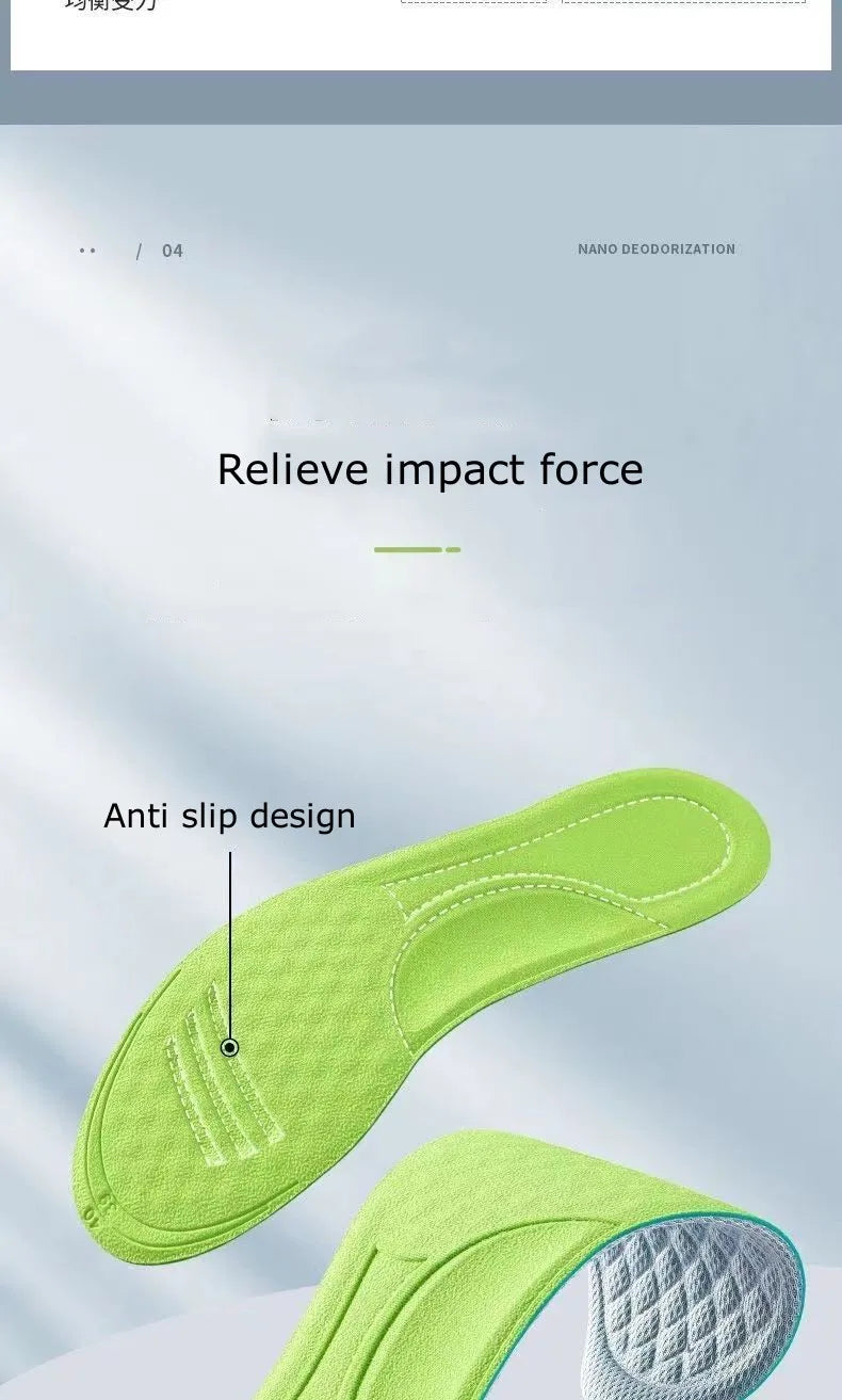 Deodorising Memory Foam Shoe Insoles
