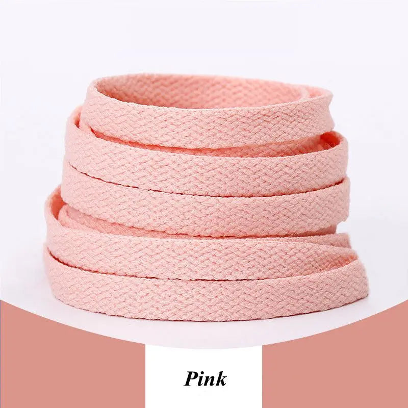 Flat Cotton Trainer Shoelaces — 4 Colours