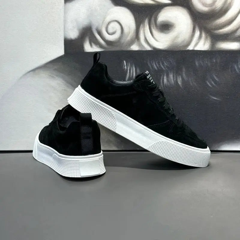 Men's Breathable Canvas Skate Trainers