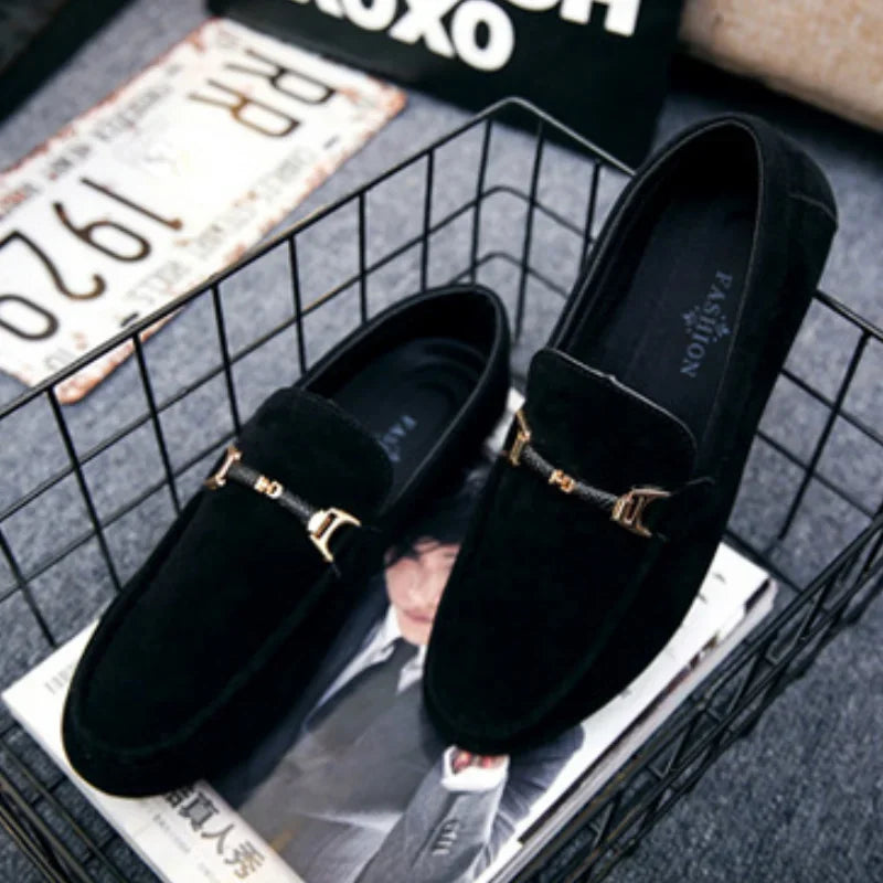 Men's Casual Shoes Soft Comfortable Driving Moccasins Slip on Loafers for Men Lightweight Flat Walking Shoes Sapatenis Masculino